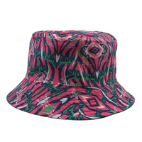 Logo personnalisé respirant Boonie un côté imprimé bob à l'intérieur 3d bouffée brodé pêcheur bassin Gorra réversible seau casquette chapeau