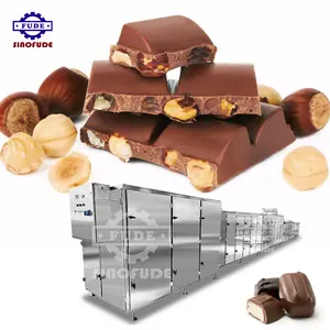 High Quality Complete Full Automatic Center Filling Chocolate Bar Moulding Machine Manufactory