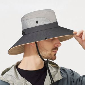 Nouvelle Arrivée Été 2025 – Chapeau Bob de Pêche d'Extérieur pour Hommes et Femmes, Séchage Rapide, Respirant, Pliable, Style Cowboy - Product Image 2