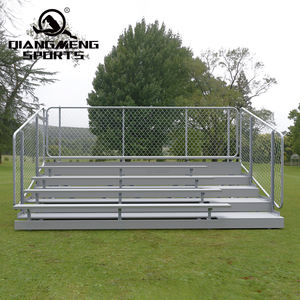 5 열 15 피트 알루미늄 표백제 좌석 난간이 있는 고품질 관람석 맞춤형 고정식 관람석 좌석 - Product Image 3