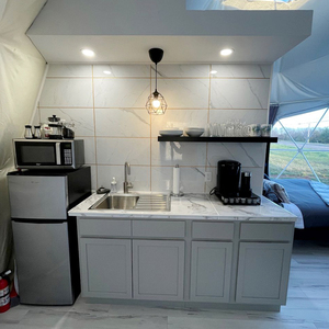 Kit Kubah Geodesik PVC untuk Luar Ruangan, Tenda Glamping untuk Hunian - Product Image 6