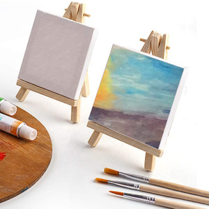SINOART Wholesale <strong>Mini</strong> Easel Wood 12cmH Display Easel and 6x8cm <strong>Canvas</strong> for Art Supplier - Product Image 6