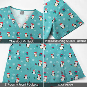 Fabricación <span class=keywords><strong>Nutricionista</strong></span> Uniforme médico Mujeres Scrub Set Scrubs Enfermería Servicio DE SALUD Uniformes para mujeres Medical Scrubs al por mayor - Product Image 6