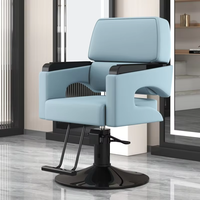 Chaise de barbier blanche de luxe chaise de salon moderne en vente en gros équipement de salon chaise de barbier meubles de salon