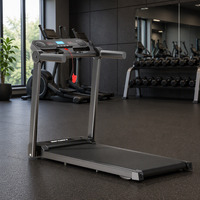 Tapis roulant pliable pour la marche et la course, équipement de cardio-training pour la maison avec console numérique et clé de sécurité