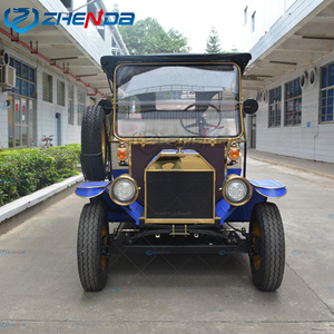 Voiture <span class=keywords><strong>de</strong></span> tourisme électrique <span class=keywords><strong>de</strong></span> luxe classique bleue haut <span class=keywords><strong>de</strong></span> gamme, modèle vintage décapotable, 4 roues, 4-6 places, garantie 2 ans, en promotion - Product Image 2