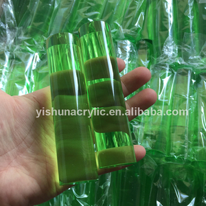 Tige/barre en acrylique avec éclairage led, translucide, vert, vente en gros, - Product Image 3
