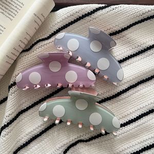 CHUJIAN Pinzas para el Cabello de Acetato con Grandes Puntos de Colores Ecológicas, Exquisitas Horquillas Retro Premium para Uso Diario - Product Image 1