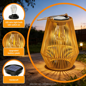 Alecter Solar IP65 Waterproof Solar-Powered Lanterns Gift-Style Hanging <b>Lights</b> for Women Outdoor Gardens Patios Porches <b>Trees</b> - Product Image 2