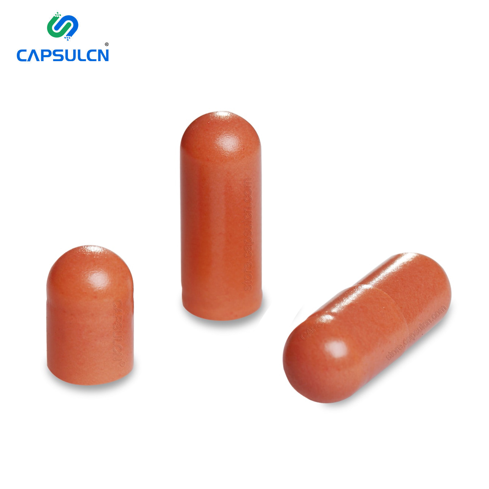CapsulCN Flesh Pink Customizable Separated Bulk Empty Gelatin Capsules Size 1# Light Pink Dark Pink Empty Gel Capsule