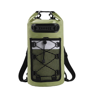 Sac à dos étanche souple en PVC à fermeture roulée, sac de rangement flottant, ajustement réglable pour kayak, surf, randonnée, camping, voyage - Product Image 5