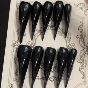 <span class=keywords><strong>Faux</strong></span> ongles à presser Dragon Armor, motif griffe de dragon, effet dégradé sanglant, série griffes éclatées, style européen et américain, pour le commerce extérieur - Product Image 3