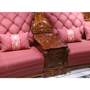 Luxury Italian-Style Sectional Sofa Set Classic European Design For Villa Living Room Office Hotel Furniture
