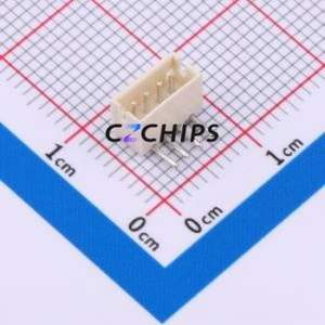 HCZZ0002-4 Wire-to-Board Pin Header Bent Lead Through Hole,P=1.5mm Connector 1x4P 1.5mm Right Angle Insert ZH - Product Image 1