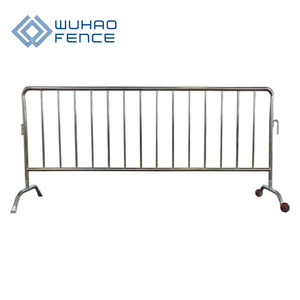 Fabricant de barricade en fer pour la sécurité routière Support pour la file d'attente Barrière de contrôle des foules Barrière de sécurité Clôture - Product Image 1