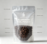 Sacs Mylar personnalisés imprimés mats pour emballage alimentaire et épices, anti-odeur, en aluminium, avec fermeture éclair, pochettes verticales