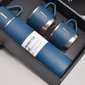 ชุดของขวัญกระติกน้ำสุญญากาศสแตนเลสแบบกำหนดเอง พร้อมแก้ว 2 ใบ ขนาด 500 มล. กระติกน้ำเก็บอุณหภูมิ กล่องของขวัญ เหมาะสำหรับเป็นของขวัญทางธุรกิจ - Product Image 2