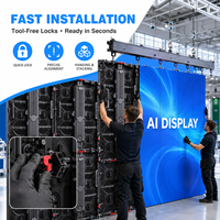 Layar LED Sewa P1.9 P2.6 P2.9 oleh AI Display untuk Acara Klub Malam, Video Wall LED dengan Warna Cerah dan Refresh Rate Tinggi