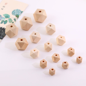 Natural Wood Octagonal Beads 10MM 12MM 14MM 15MM 16MM 18MM 20MM For <b>Bracelet</b> Making DIY Jewelry Accessories - Product Image 1