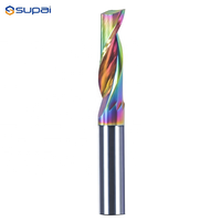 Fraise en spirale simple SUPAL en carbure de tungstène pour centre d'usinage haute vitesse, fraises CNC pour alliage d'aluminium