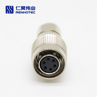 6 broches 45m Gpio câble Push Pull HR10 connecteur circulaire Df1310s125c 4 broches