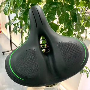 Assento grande para bicicleta de estrada, assento grande e confortável para mountain <span class=keywords><strong>bike</strong></span>, com absorção de choque, com alta elasticidade, novo à prova d'água - Product Image 1