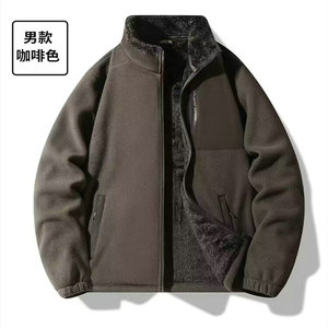 7.69 Dollar modèle TF001 <span class=keywords><strong>polaire</strong></span> doublé à capuche course en plein air randonnée hommes hiver moto coupe-vent vestes pour femmes - Product Image 2