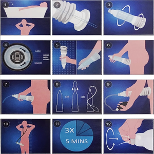 Водяная вакуумная секс-игрушка для увеличения пениса - Product Image 6