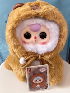 Nuevo, 100% Original, 6 Piezas/Caja, Muñecos de Vinilo de la Serie Baby Three I'm Not a Warrior, Cajas Ciegas BB3, Lindos Llaveros Colgantes - Product Image 4