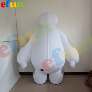 Efun MOQ 1 PCS Disfraz de Mascota Inflable Profesional Personalizado de Baymax, Disfraz de Personaje de Dibujos Animados de Big Hero en Venta - Product Image 5