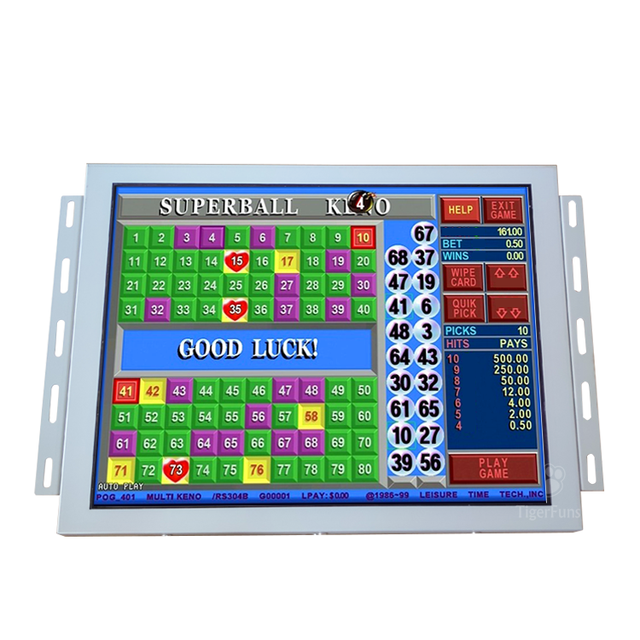 19 Inch Open Frame Gaming Monitor DB9 IR Touch Screen for Pot O Gold/LOL Game Machine