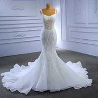 AL1789 2024 Nouvelle Robe de Bal Blanche Élégante et Chic pour Femme avec Dentelle, Paillettes, Perles et Illusion de Transparence, Décolleté Cœur, Longueur Ras du Sol