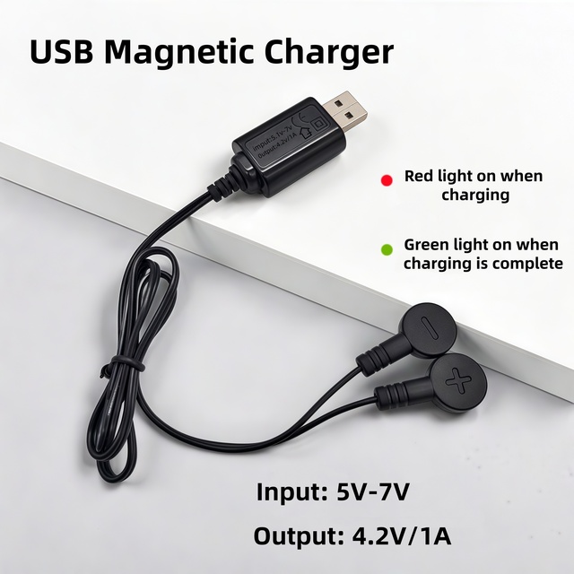Professional 18650 26650 401350A Lithium Battery Plug-In Magnetic Multi-Functional Universal Charger 3.7-4.2V 1000MA for Camera