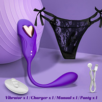 Oeuf vibrant interactif connecté / Vibrateur télécommandé longue distance / Stimulation du point G et du clitoris pour jeux coquins en couple