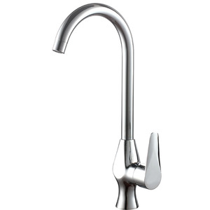 Robinet de cuisine Heguan tout en cuivre, monocommande, rotation à 360 degrés, montage sur plan, style contemporain - Product Image 5