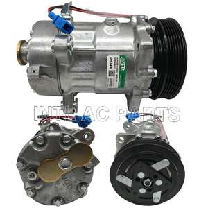 Compresor de Aire Acondicionado para Automóvil de 7V16 6PK 127MM 12V para <span class=keywords><strong>VW</strong></span> CALIFORNIA <span class=keywords><strong>T4</strong></span> Camper 701820805Q 7D0820805Q SD7V16-1118 - Product Image 5