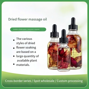 Venta caliente Aceite de masaje 100% Puro Natural Orgánico Venta al por mayor Etiqueta privada Pétalo Aceite multiuso Aceite esencial para la piel de la cara - Product Image 3