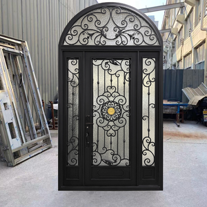 TECHTOP 절묘한 수제 철문 가정 또는 비즈니스를위한 내구성 우아한 보안 입구 프리미엄 품질의 스틸 게이트 - Product Image 5