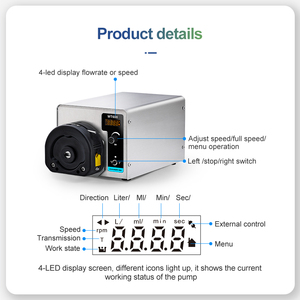 <span class=keywords><strong>Pompa</strong></span> Peristaltica WT600/KZ25 con Motore DC Brushless per Trasferimento di <span class=keywords><strong>Cemento</strong></span>, Portata 6000 ml - Product Image 6