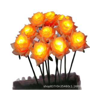 LED <b>Rose</b> Wheat Ear Rice Decoration <b>Lighting</b> 2700K Warm White For Park Garden Decor - Product Image 3