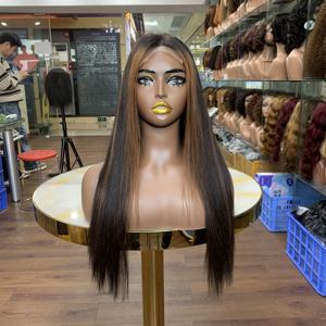 Cabello Vietnamita Virgen al por Mayor, Peluca de Cabello Liso, Peluca de Cabello Humano con Cierre de Encaje 4x4 de 30 Pulgadas - Product Image 4