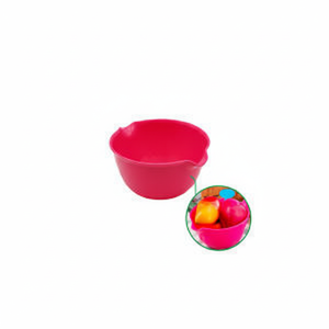 Inomata 15cm ciotola di plastica rosa elegante e resistente di plastica piatti e ciotole collezione - Product Image 1