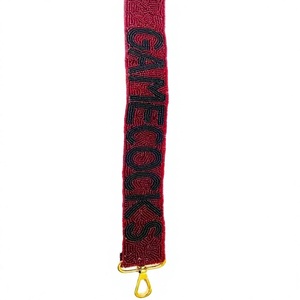 Correa de Tela Gamecocks con Texto en Relieve, Accesorio de Moda para Bolsos - Product Image 1