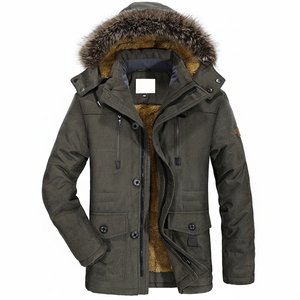 Ropa informal Parkas de invierno Chaqueta cortavientos gruesa y cálida y abrigo de abrigo para invierno para unisex - Product Image 1