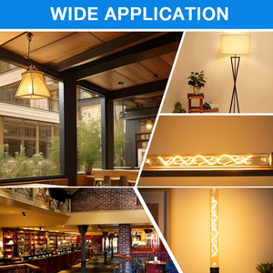 8.86 inch cổ mộc mạc ánh sáng mặt dây chuyền dẫn ống bóng đèn t225 Edison đèn dài <span class=keywords><strong>Filament</strong></span> 6 Wát 2200K SMD loại cơ sở trong nhà Retro E27 - Product Image 5