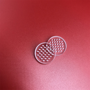 Disque en verre de <span class=keywords><strong>quartz</strong></span> de silice transparent résistant à la chaleur avec perçage au laser - Product Image 4