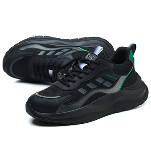 <b>Men's</b> Safety <b>Shoes</b> Steel Toe Anti Smashing Anti Puncture Breathable <b>Lightweight</b> Construction Work <b>Shoes</b> - Product Image 2