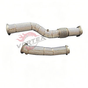 Tubo de Escape de Alto Flujo Vortex de Acero Inoxidable 304 para BMW M3 G80 M4 G82 S58 3.0T 2023–2025 con Protector Térmico Sin Advertencia de Sistema de Escape (CEL) - Product Image 2