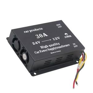 Vente en gros d'usine Transformateur d'alimentation haute puissance pour voiture 30A/40A/50A/60A Convertisseur DC 24V vers DC 12V Autres électroniques automobiles - Product Image 1