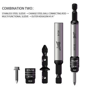 4-IN-1 Reversible Multi-Function Socket <b>Tool</b> <b>Set</b> & Bit <b>Tool</b>: Universal H8/H10/PH2/1/4" Hex + PH2 for Repair & Assembly - Product Image 6